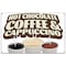 Signmission Hot Chocolate Coffee And Cappuccino Banner Concession Stand Food Truck Single Sided B-96 Hot Chocolate Coffee And Cap19 - alternate 1